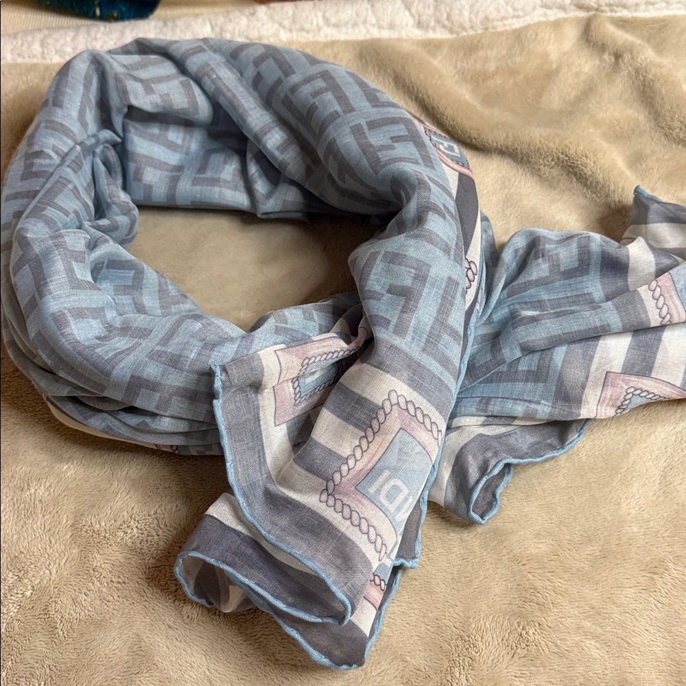 Vintage Fendi FF Printed scarf